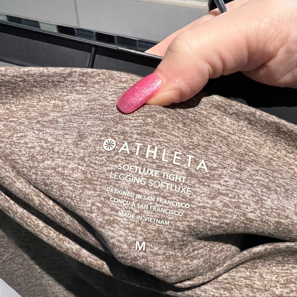 Athleta Softluxe Brown Leggings